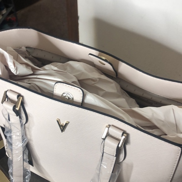 NWT Vanessa Williams lush large tote bag off white - Picture 6 of 12